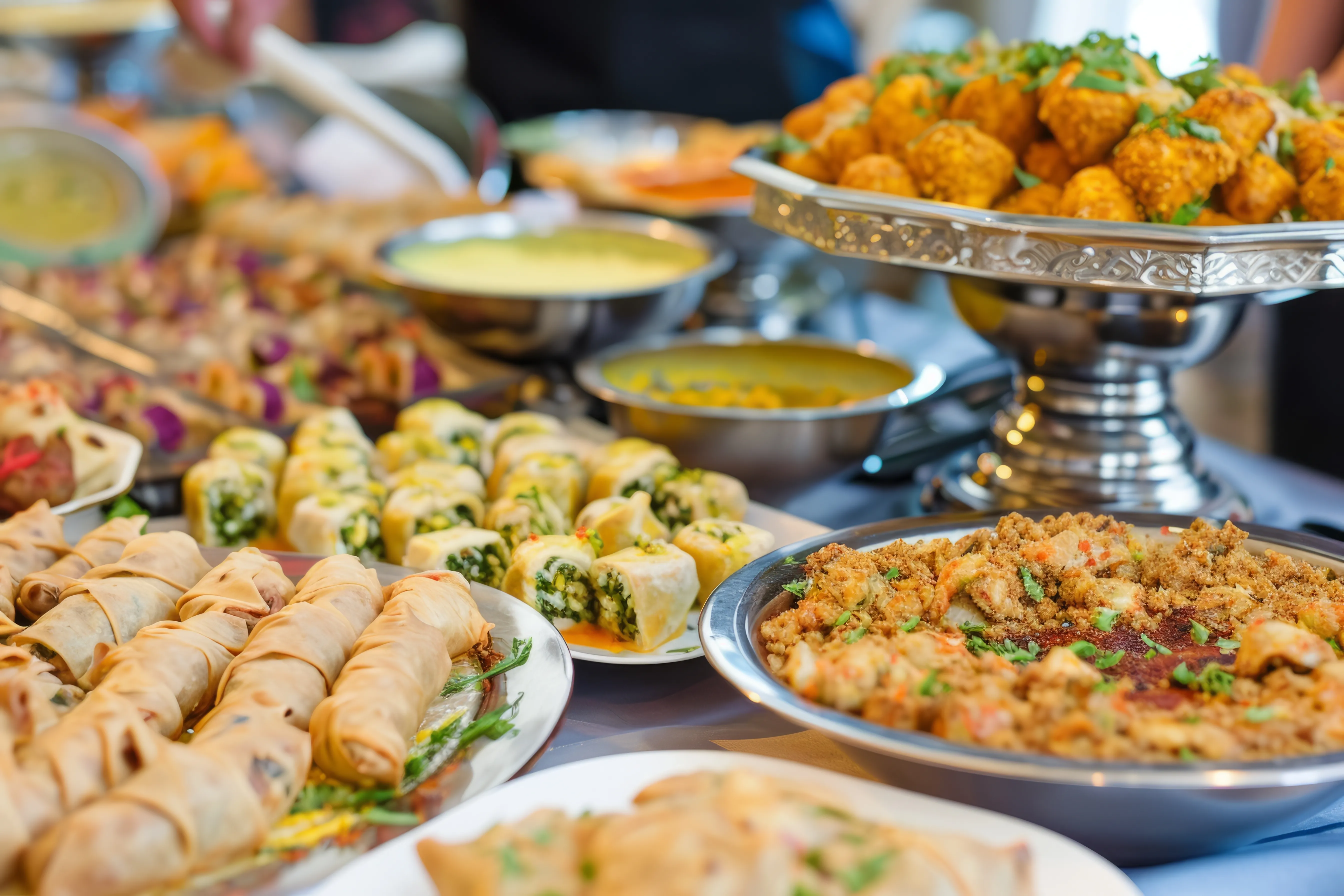 Grand celebration banquet and royal wedding reception catering at Vaibhav Grand