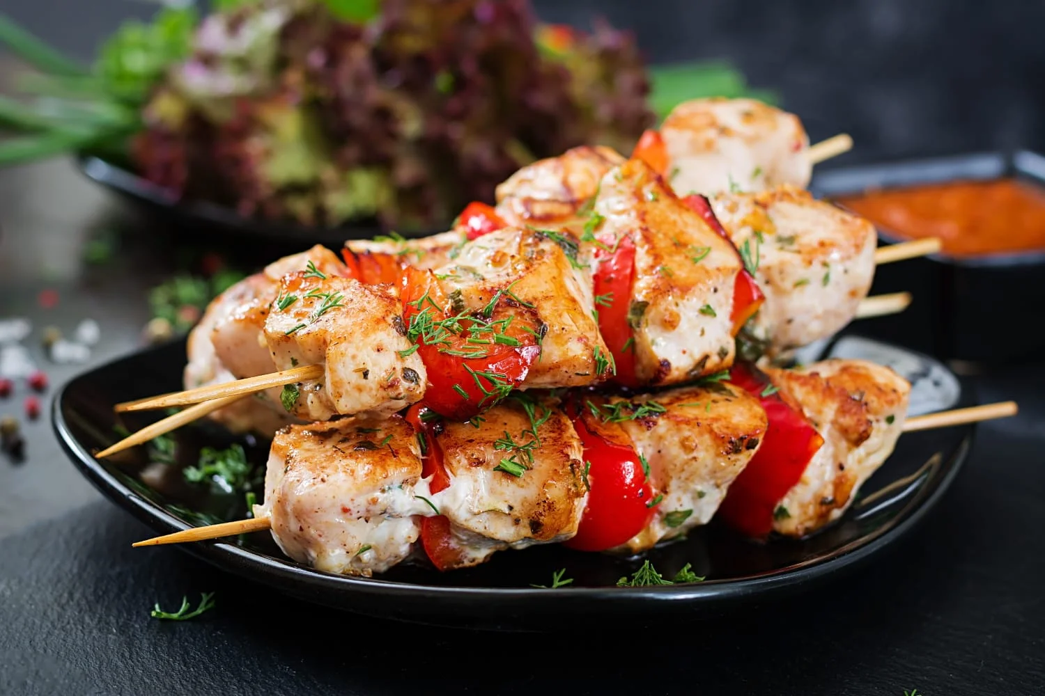 Paneer Tikka roasted in clay oven with bell peppers and onions